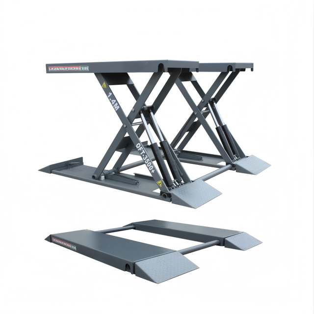3.5T Mid Rise Scissor Car Lift Low Rise Scissor Lift/ Car Scissor Lift/mechanical Workshop Equipment