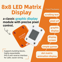 Kit de Robotique IoT à Intelligence Artificielle Qimayuan ESP32-S3 S19 PH2.0 Plug-and-Play avec Affichage d'Animation Textile et Blocs de Construction de Codage