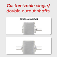 Réducteur UMOT Rapport 1:31 Couple 2,2 Nm 24 V Tension Maximale de Charge 200 N Débattement 1,5 °   Moteur à engrenages à vis sans fin DC Micro moteur pas à pas CNC à déplacement simple/double