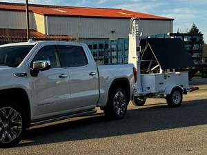 Năng lượng mặt trời cctv Trailer di động tháp giám sát 4 gam Wifi máy ảnh 4 gam Sim Thẻ 360 độ cho off-lưới an ninh trang trại trang trại giám sát - Product Image 4