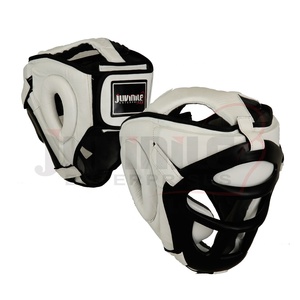 Casco de boxeo protector para adultos con diseño personalizado profesional O.E.M Fabricantes al por mayor Protector bucal de cuero - Product Image 1