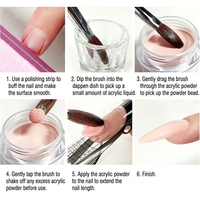 TSZS Vente en gros Poudre acrylique colorée pour ongles en pot de 30g, pour extension, sculpture et trempage, pour manucure et décoration d'ongles DIY