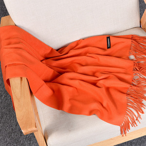 Moda Inverno Morbido Pashmina Sciarpa Delle Signore <span class=keywords><strong>Sciarpe</strong></span> Scialli Elegante Caldo del Commercio All'ingrosso Su Ordinazione Nappa Pianura Sciarpa di Cachemire Delle Donne - Product Image 6