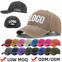 Gorras de Béisbol Personalizadas al por Mayor, Gorras Trucker Bordadas con Diseño Personalizado, Gorras de Algodón Lavado, Gorras Personalizadas de Alta Calidad