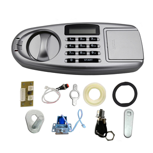 Súng an toàn điện tử an toàn khóa kỹ thuật số an toàn Bàn phím khóa với màn hình LCD hiển thị - Product Image 1