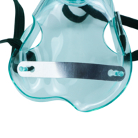 Kit Masker Nebulizer PVC Medis Sekali Pakai, Selang Oksigen, Penjepit Hidung yang Dapat Disesuaikan, Ukuran S/M/L/XL, Untuk Dewasa dan Anak, Bersertifikasi EOS CE ISO