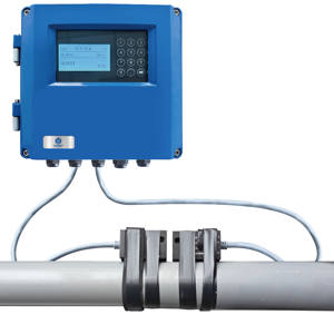 ±1% の精度を備えたデジタル クランプオン超音波流量計 0 ～ 10m/s の流量を測定するためのポータブル壁掛け外部水道メーター - Product Image 3