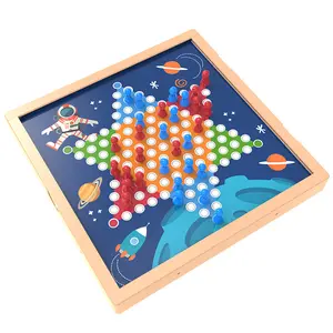 Puzzle flying chess checkers Pentagomonas Gambit chess adventure multi-functional student board game