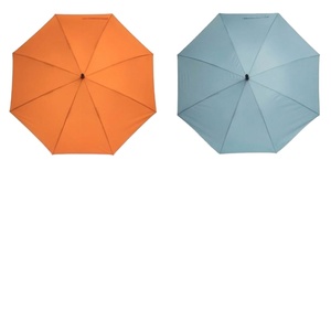 Parapluie publicitaire moderne à couleurs vives avec long manche et ouverture semi-automatique 8 baleines - Cadeau d'affaires - Product Image 1