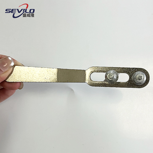 Kit de porte coulissante en acier moderne Selivo pour salle de bain, quincaillerie, ensemble de fixation pour salle de douche, système de porte coulissante pour douche - Product Image 5