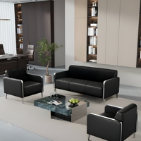 Ensemble de canapés modulaires de luxe démontables pour réception commerciale, mobilier de bureau, hall d'hôtel