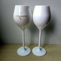 Gobelets à vin réutilisables sans BPA, verres à vin en plastique incassable avec un design élégant pour les fêtes et les mariages