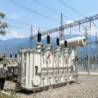 Transformateur de puissance principal triphasé TSTY haute efficacité 50 MVA 27,5 kV 110 kV, transformateur immergé dans l'huile pour centrale électrique haute tension