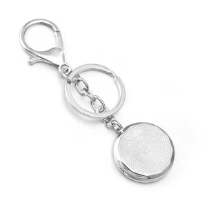 Pendentif de mode en acier inoxydable incrusté de zircon en forme de paume, diffuseur d'huiles essentielles et de parfum, petite boîte porte-clés - Product Image 3