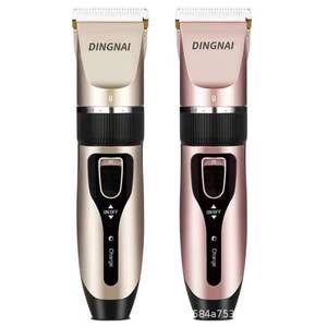 Tondeuse à cheveux électrique rechargeable, longueur réglable, corps en métal, pour usage domestique et en salon - Product Image 2
