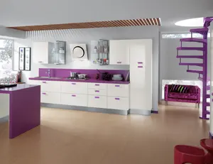 Foshan yüksek kaliteli gana mdf mutfak dolapları ev tasarımı komple mutfak setleri