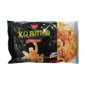 Customized Reusable Heat Sealed Printed Logo With Easy To Tear Off Mouth Digital Plastic Bag For Instant Noodles