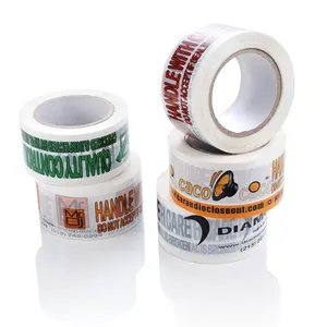 Very Sticky Adhesive Offer Printing Transparent Waterproof Carton Package Acrylic Bopp Box Packing Reinforced Tape