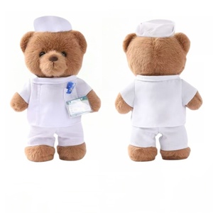 Gấu bông đồ chơi y tế OEM bán buôn, chất liệu bông PP, có thể tùy chỉnh logo, hình bác sĩ và y tá, thú nhồi bông mềm mại - Product Image 6