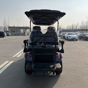 Voiturette de golf HKBG 4+2 places à batterie 72V, cadre en acier haute résistance, certifiée DOT, vitesse 30-50 km/h, autonomie 70-90 km, nouvelle conception, vente chaude - Product Image 5