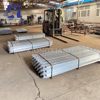 Panneaux de clôture en acier de type palissade, anti-corrosion, de 6 pieds, pour jardin, de haute sécurité, faciles à assembler, vente en gros