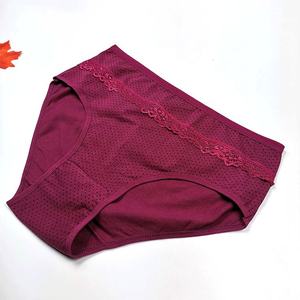 Sous-vêtements <span class=keywords><strong>pour</strong></span> femmes en coton tricoté à taille haute, extensible, respirant, grande taille, <span class=keywords><strong>pour</strong></span> femmes obèses, directement de l'usine - Product Image 3