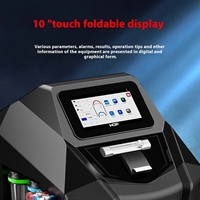 Machine de réfrigération entièrement automatique Wonderful X868 compatible R134a avec fonction de nettoyage, écran 10 pouces, 95% efficacité