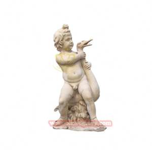 Piccola decorazione commerciale giardino di <span class=keywords><strong>strada</strong></span> occidentale in fibra di vetro angelo ragazzo statua in resina artigianato musica amore ispirato via commerciale - Product Image 1