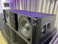Sistema de Altavoces Line Array Pasivo de Madera de 3 Vías y Audio Dual para Exteriores, Impedancia de 8 Ohmios, Tipo J8