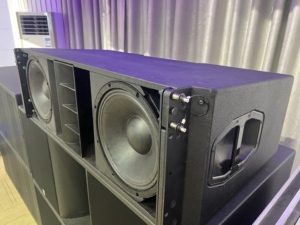 Ngoài trời 3 cách kép hệ thống âm thanh loa 8ohm Trở kháng dòng mảng của gỗ thụ động loại J8 - Product Image 2