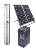 Panneaux solaires DC complets et pompe à eau solaire submersible pour l'irrigation des fermes, pompe pour puits profond
