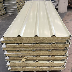 Materiales de Construcción, <span class=keywords><strong>Paneles</strong></span> Acústicos Exteriores para Paredes, Aislamiento de <span class=keywords><strong>Techo</strong></span>, <span class=keywords><strong>Paneles</strong></span> Sándwich de Lana de Roca Ignífugos - Product Image 6