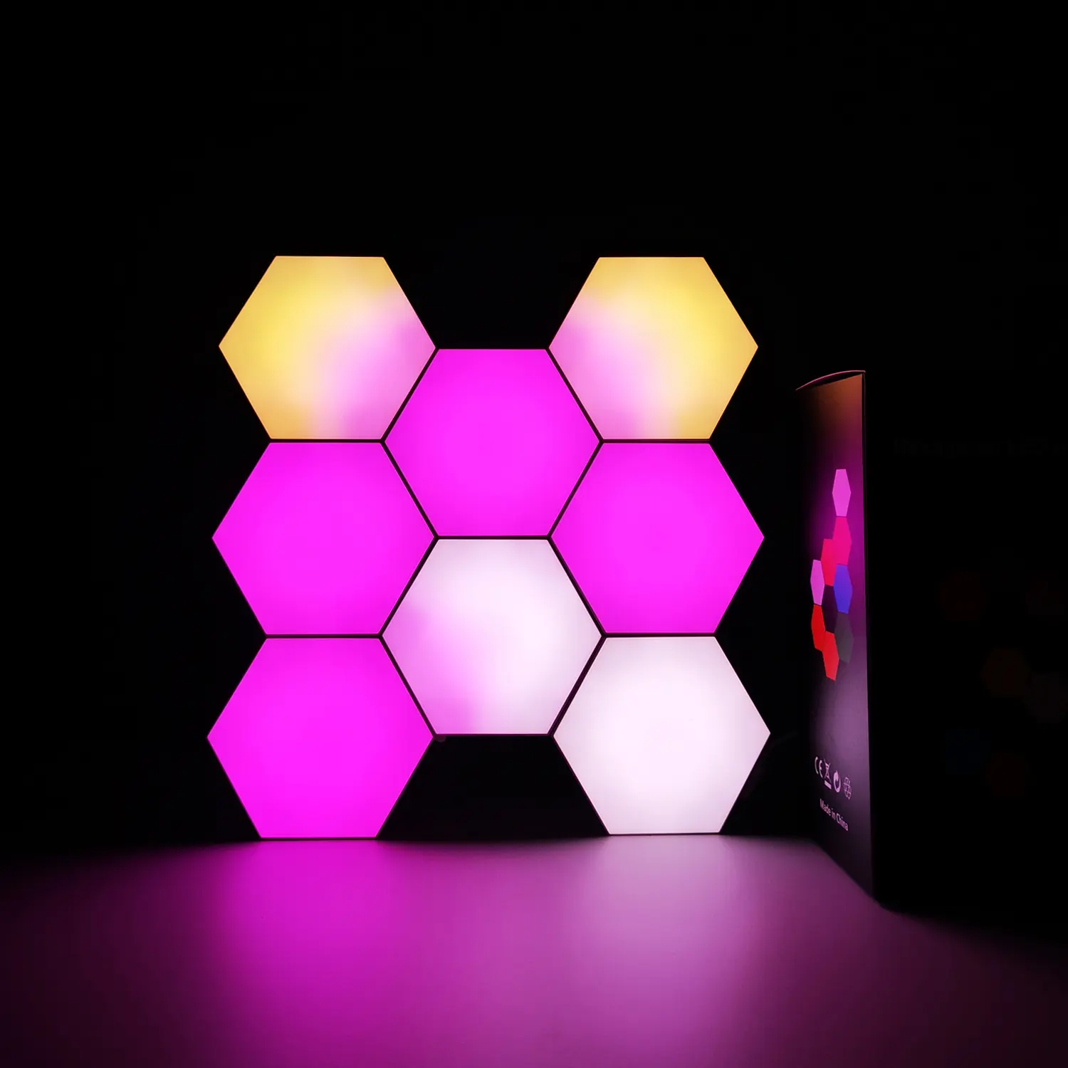 Trend 202 LED Products App Controlled Gaming Room Lights Hexagonal Light Modular light For Game Room Decoration