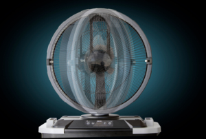 Ventilateur brumisateur rechargeable 22L, atomisation haute pression, 3 vitesses de vent, lumière LED, ventilateur d'extérieur alimenté par batterie - Product Image 2