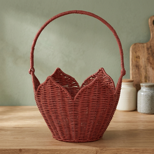 Cesta de almacenamiento de ratán tejida a mano de alta calidad para el hogar y el picnic, decoraciones de Pascua, caja de almacenamiento de organización de zapatos jiahao - Product Image 1