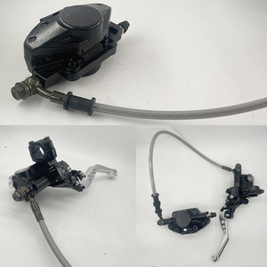 Tuyaux de frein de moto Mochi en acier coloré tressé pour la réparation et le remplacement des freins à disque - Product Image 4