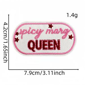 Adesivo in Tessuto 3D con Graffiti Retrò in Stile Inglese, Decorazione Personalizzata, Lettere Colorate, Decalcomania da Stirare, Patch Ricamata per Cappelli - Product Image 6