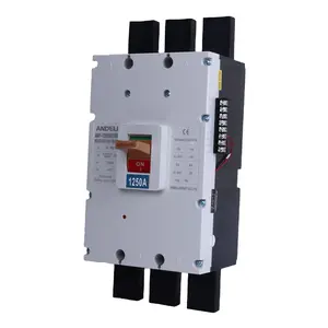 ANDELI AM1 1250M/3300 1000a 1250amp current limiting molded mccb 3p ac the A rating circuit breakers