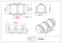 2026 Faradyi Maßgefertigter 42mm DC 24V Vibrationsmotor für Massagebett, Peppergitter, Vibrationssieb, Trockeneis-Maschine
