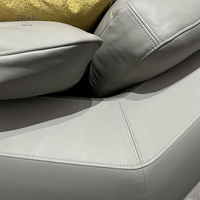 Nouveau design de canapé modulaire en cuir Canapé Chesterfield pied en serpentin Canapé de luxe pour salon Canapé design en tissu de style européen