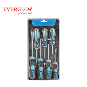 Kualitas Tinggi Desain Fashion Harga Murah Isolasi Keamanan Alat Tangan 10Pc Obeng Set dengan Kemasan Blister Ganda