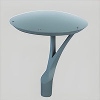 Luminaire LED d'extérieur pour jardin, directement de l'usine ; Construction en aluminium, indice de protection IP65 ; Convient pour les jardins, les routes et les parcs.