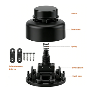 Pédale de commande ZE-127F Zing Ear pour lampe de table avec interrupteur intégré - Product Image 5
