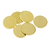 H59-H62 de découpe laser disques en laiton massif ébauches métal original laiton poli plaque en laiton OD 20-100mm d'épaisseur 0.5mm - 3mm