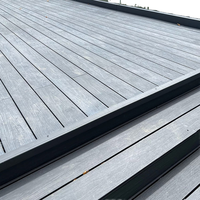 Planches de terrasse en composite WPC imperméables à prix d'usine pour extérieur