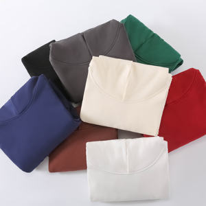 Ventes en gros de sweats à capuche décontractés unisexes de haute qualité, 500 g, épais, logo personnalisé, mélange de polyester et de coton, manches longues, sweats à capuche unis - Product Image 3