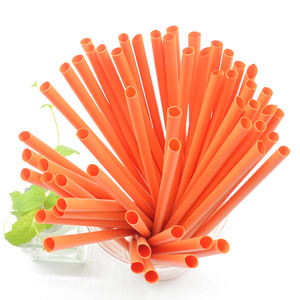 Per uso alimentare 100% biodegradabile nero affilato PLA cannucce da bere <span class=keywords><strong>9mm</strong></span> cannucce in plastica - Product Image 5