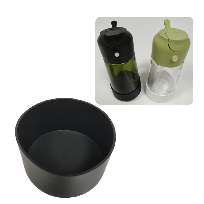 Fond en silicone noir antidérapant