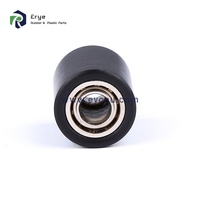 Rouleaux de convoyeur industriels moulés sur mesure en PU, roues en polyuréthane de haute qualité avec roulement, fabrication OEM
