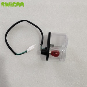 Feu arrière rétro haute performance avec lentille transparente et ampoule rouge pour Honda Dax & <span class=keywords><strong>Skyteam</strong></span> - Product Image 3